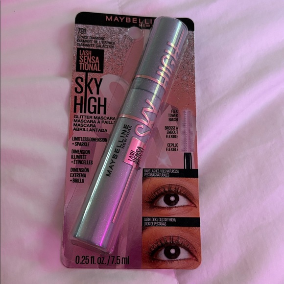 Maybelline Sky High Glitter Mascara - Silver and Pink - Picture 1 of 2